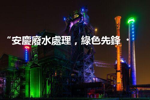 “安慶廢水處理，綠色先鋒，環(huán)保典范！”